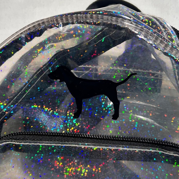 Victoria's Secret PINK Clear Holographic Mini Backpack - Picture 3 of 9